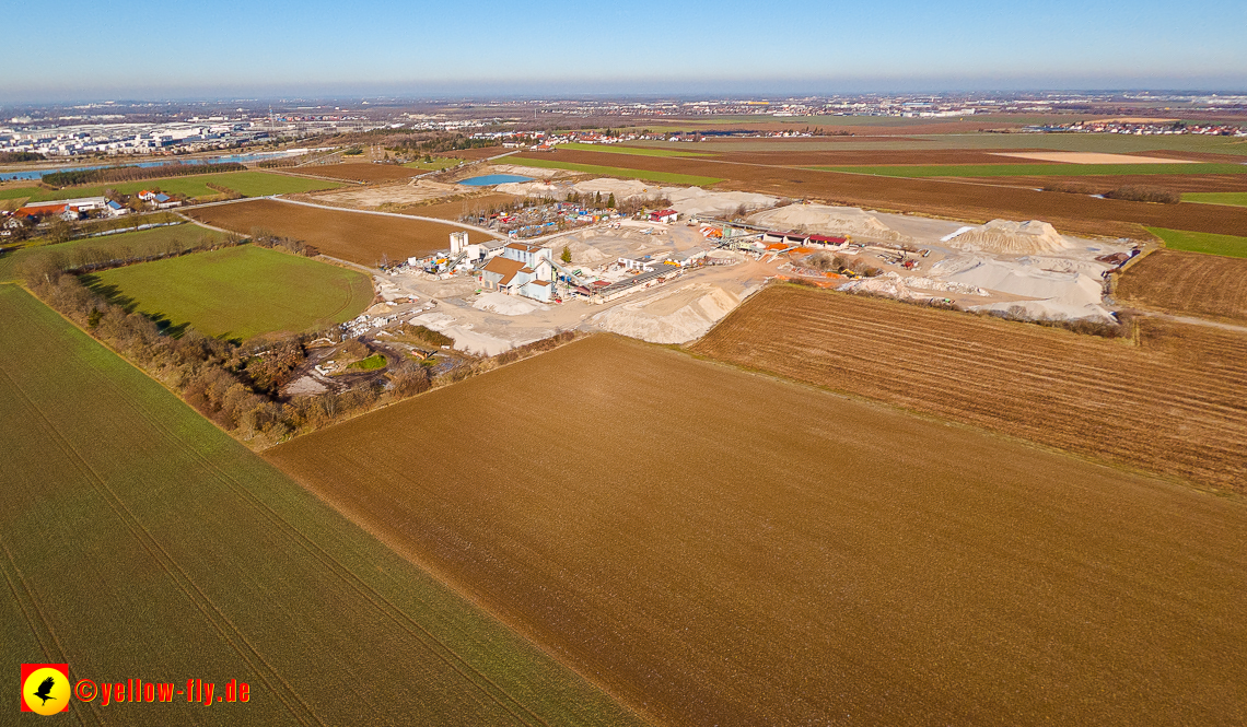 07.02.2023 - Luftbilder von dem Quetschwerk in Gronsdorf bei Haar